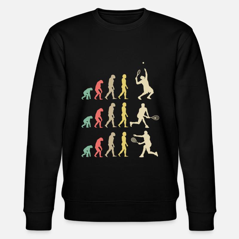 L'évolution du tennis - Sweat bio CHANGER Stanley/Stella Unisexe - noir