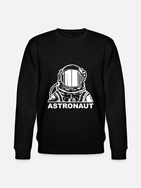Astronaut - space rocket space travel - Stanley/Stella CHANGER Unisex Organic Sweatshirt - black