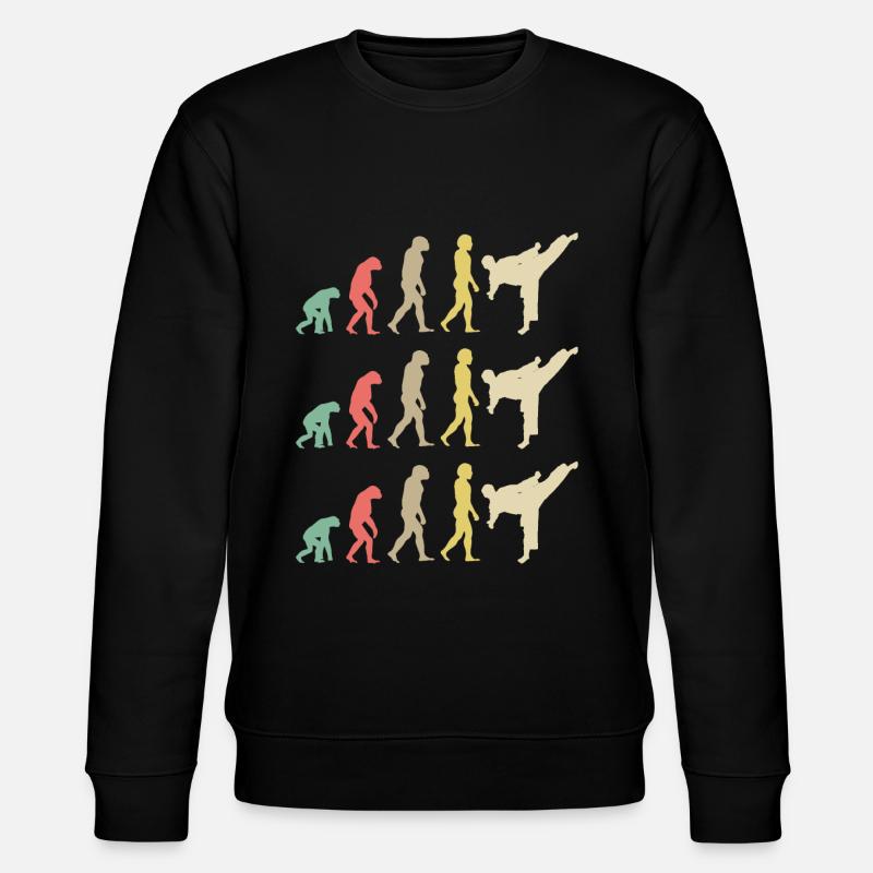 Karate Evolution - Taekwondo - Stanley/Stella CHANGER Unisex Organic Sweatshirt - black