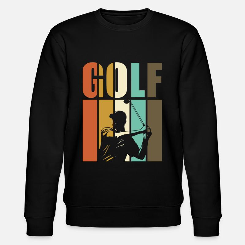 Golf - Golfeurs d'époque - Sweat bio CHANGER Stanley/Stella Unisexe - noir