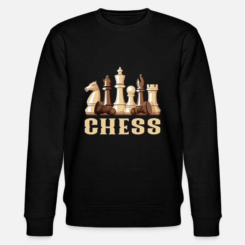 Schach - Stanley/Stella Unisex Bio-Sweatshirt CHANGER  - Schwarz