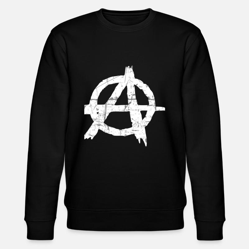 anarchy - Stanley/Stella CHANGER Unisex Organic Sweatshirt - black