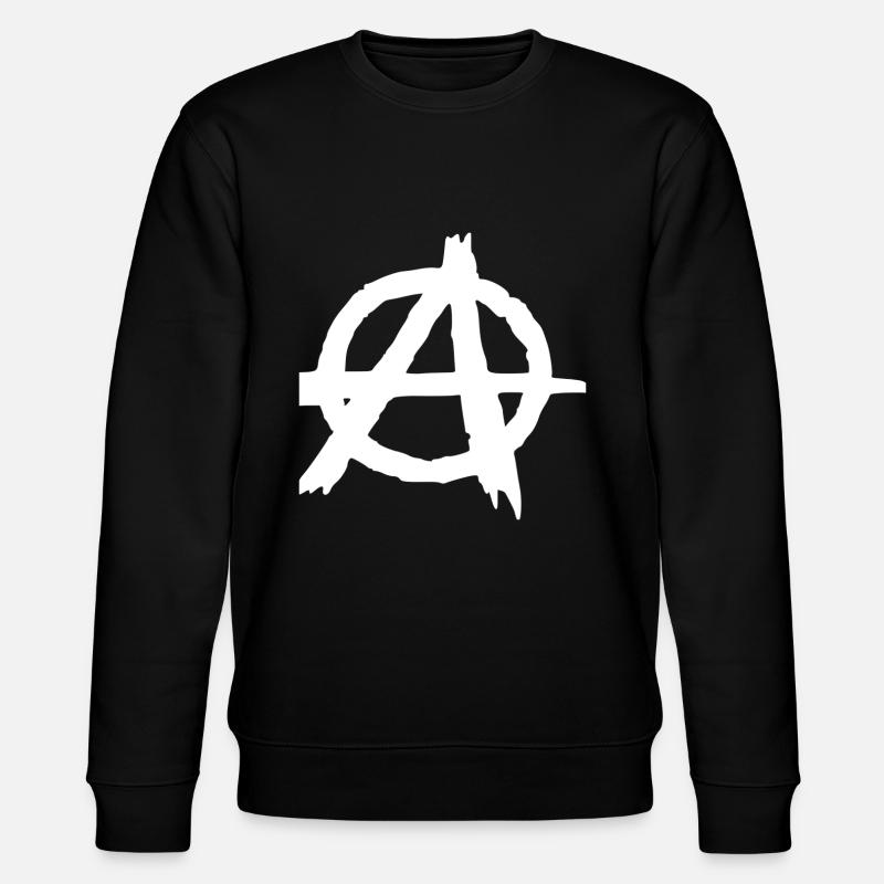 anarchy - Stanley/Stella CHANGER Unisex Organic Sweatshirt - black
