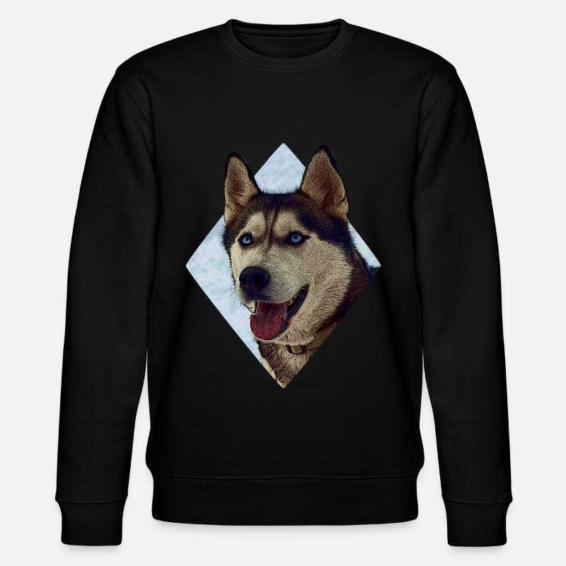 Husky - Stanley/Stella Unisex Bio-Sweatshirt CHANGER  - Schwarz