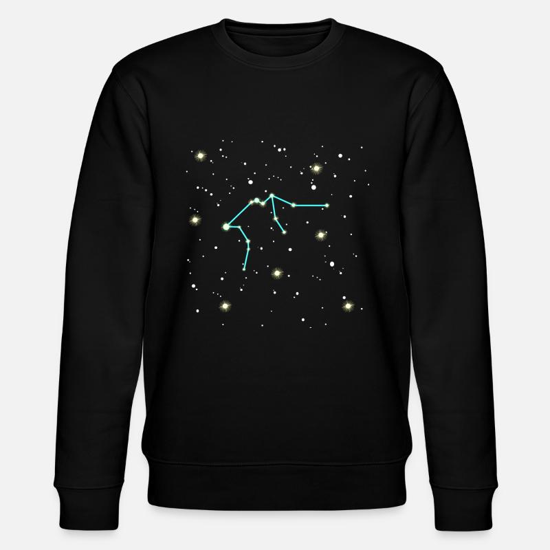 Wassermann Sternzeichen Weltall Design - Stanley/Stella Unisex Bio-Sweatshirt CHANGER  - Schwarz