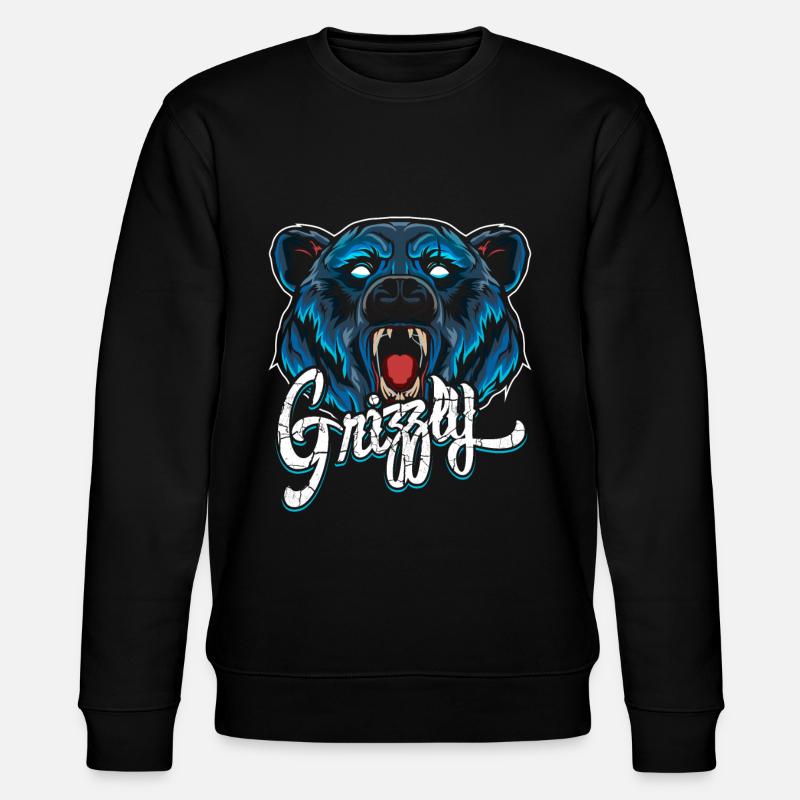 Grizzly Modern - Stanley/Stella Unisex Bio-Sweatshirt CHANGER  - Schwarz