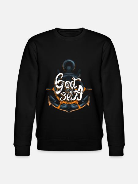 Dieu de mer - Sweat bio CHANGER Stanley/Stella Unisexe - noir