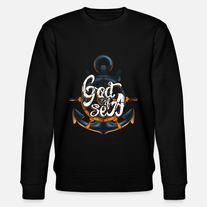 Dieu de mer - Sweat bio CHANGER Stanley/Stella Unisexe - noir