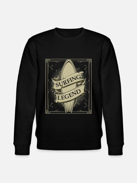 Surfer retro - Stanley/Stella CHANGER Unisex Organic Sweatshirt - black