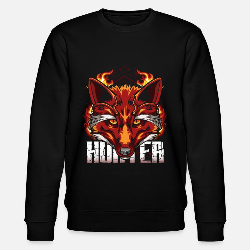 Renard feu renards modernes - Sweat bio CHANGER Stanley/Stella Unisexe - noir