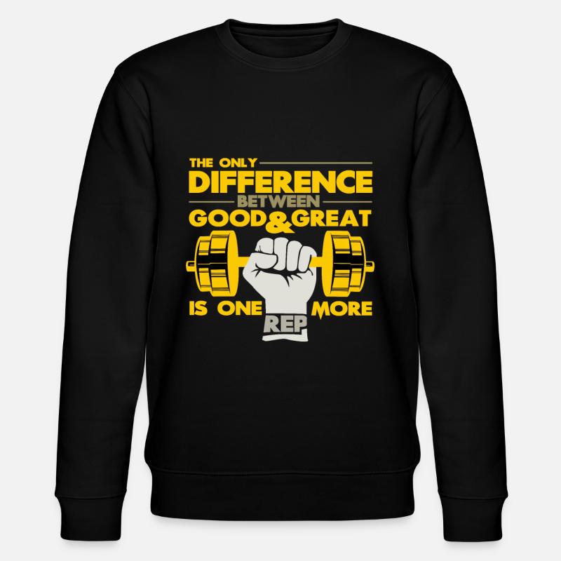 body builder - Stanley/Stella CHANGER Unisex Organic Sweatshirt - black