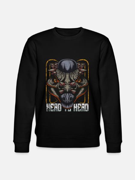 Pachycephalosaurus - Stanley/Stella CHANGER Unisex Organic Sweatshirt - black