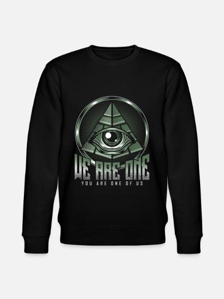 Illuminati's eye - Stanley/Stella CHANGER Unisex Organic Sweatshirt - black