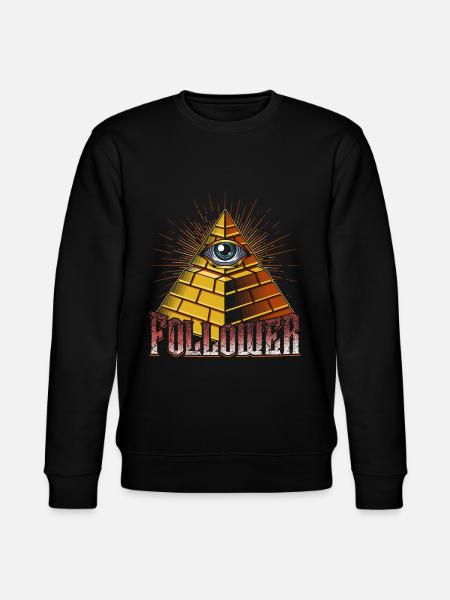 All seeing eye - Stanley/Stella CHANGER Unisex Organic Sweatshirt - black