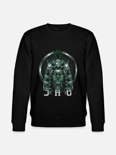 Gott der Luft Shu Ägyptisch Ägypten Gottheit - Stanley/Stella Unisex Bio-Sweatshirt CHANGER  - Schwarz