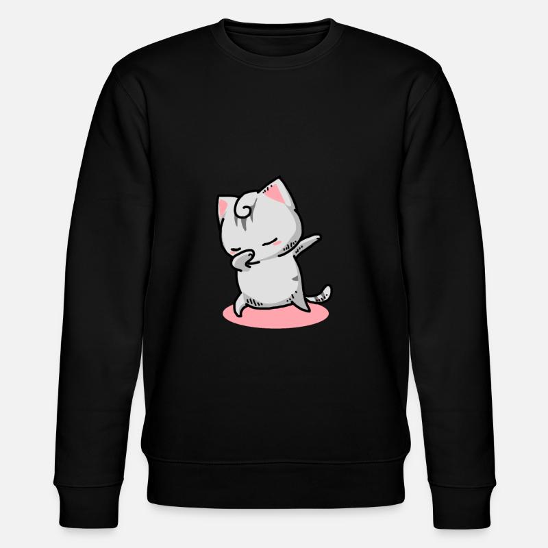 Chat Kawaii Dab - Sweat bio CHANGER Stanley/Stella Unisexe - noir