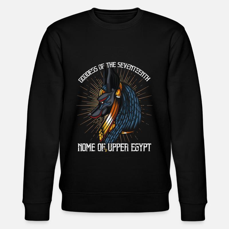 Déesse égyptienne anupet - Sweat bio CHANGER Stanley/Stella Unisexe - noir