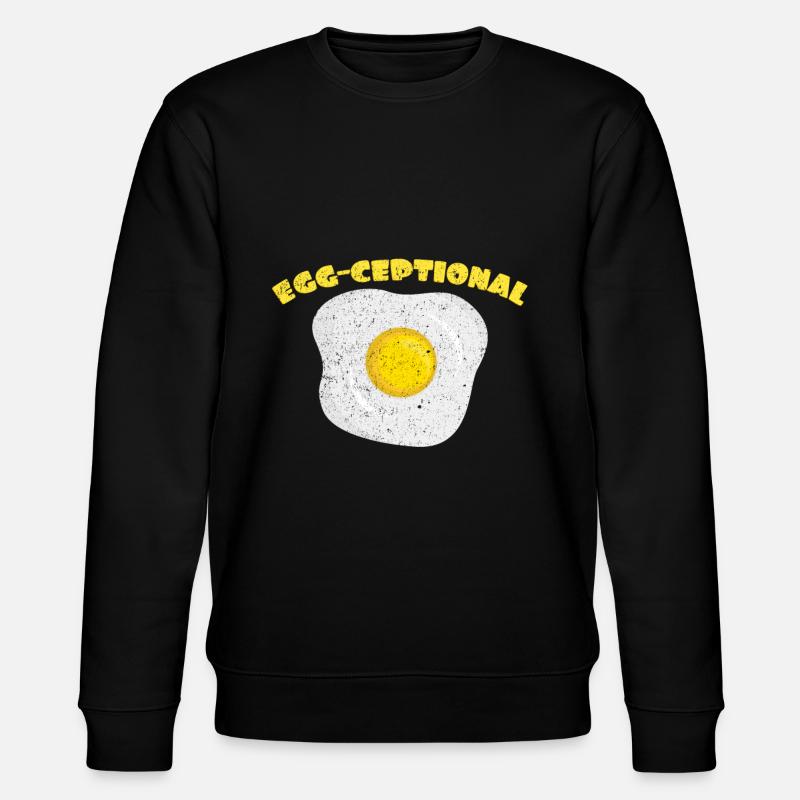 Egg-Ceptional | Oeufs oeufs oeufs - Sweat bio CHANGER Stanley/Stella Unisexe - noir