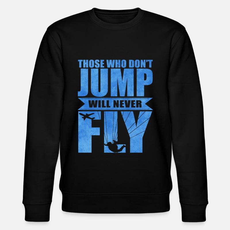 Parachutisme - Sweat bio CHANGER Stanley/Stella Unisexe - noir