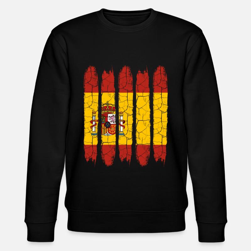 Spanien - Stanley/Stella Unisex Bio-Sweatshirt CHANGER  - Schwarz