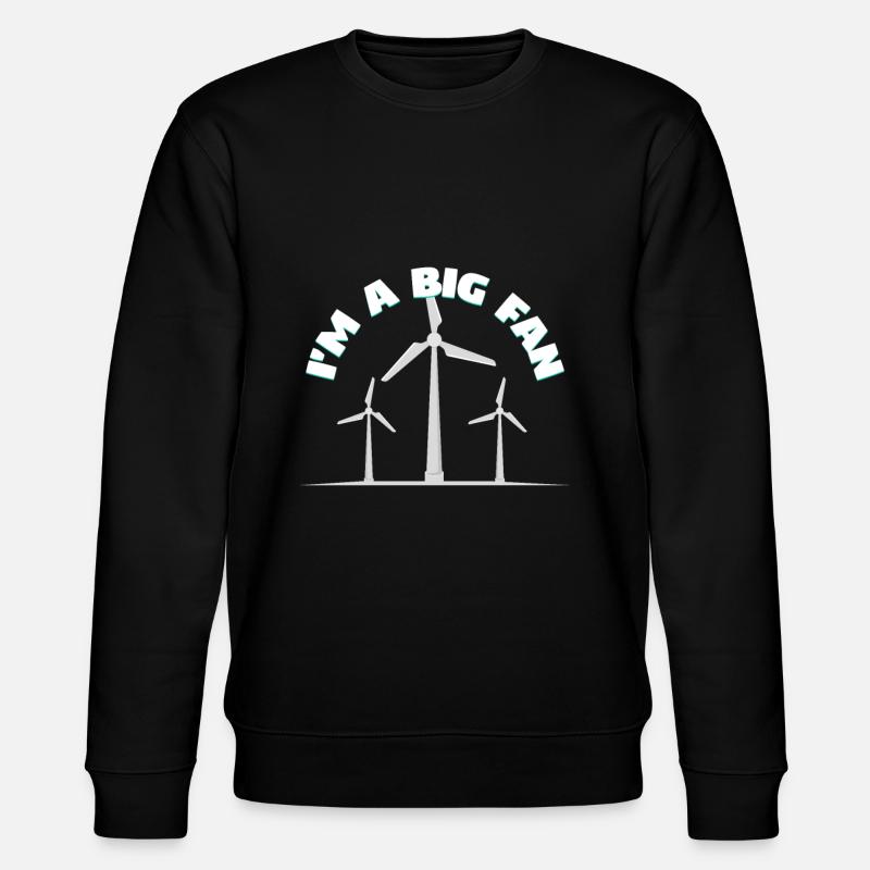 l'énergie éolienne - Sweat bio CHANGER Stanley/Stella Unisexe - noir