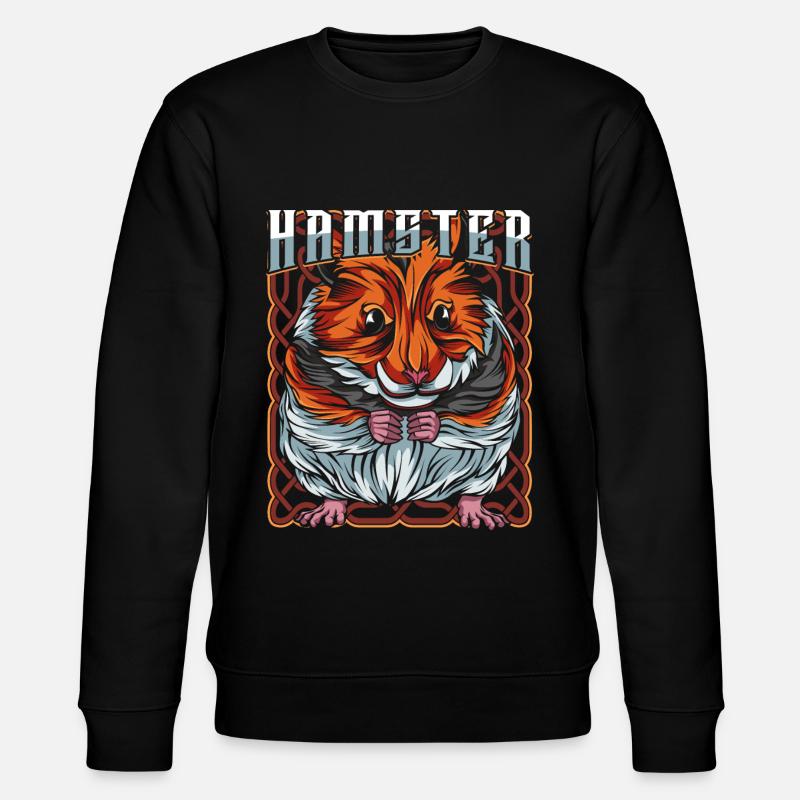 Hamster - Stanley/Stella Unisex Bio-Sweatshirt CHANGER  - Schwarz