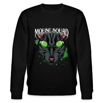 Mouse Squad | Animaux sauvages toxiques rat rongeur cadeau - Sweat bio CHANGER Stanley/Stella Unisexe - noir - Devant - Nik (191cm) & Marisol (170cm)