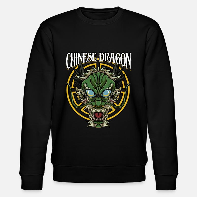 Dragon chinois | Fabeltier cadeau chine - Sweat bio CHANGER Stanley/Stella Unisexe - noir
