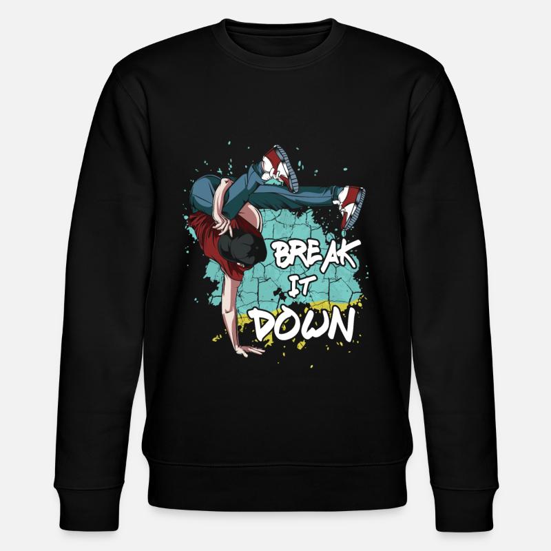 Breakdance - Sweat bio CHANGER Stanley/Stella Unisexe - noir
