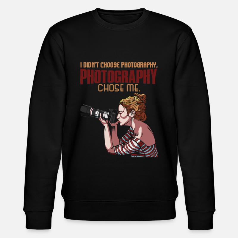 Fotografieren - Stanley/Stella Unisex Bio-Sweatshirt CHANGER  - Schwarz