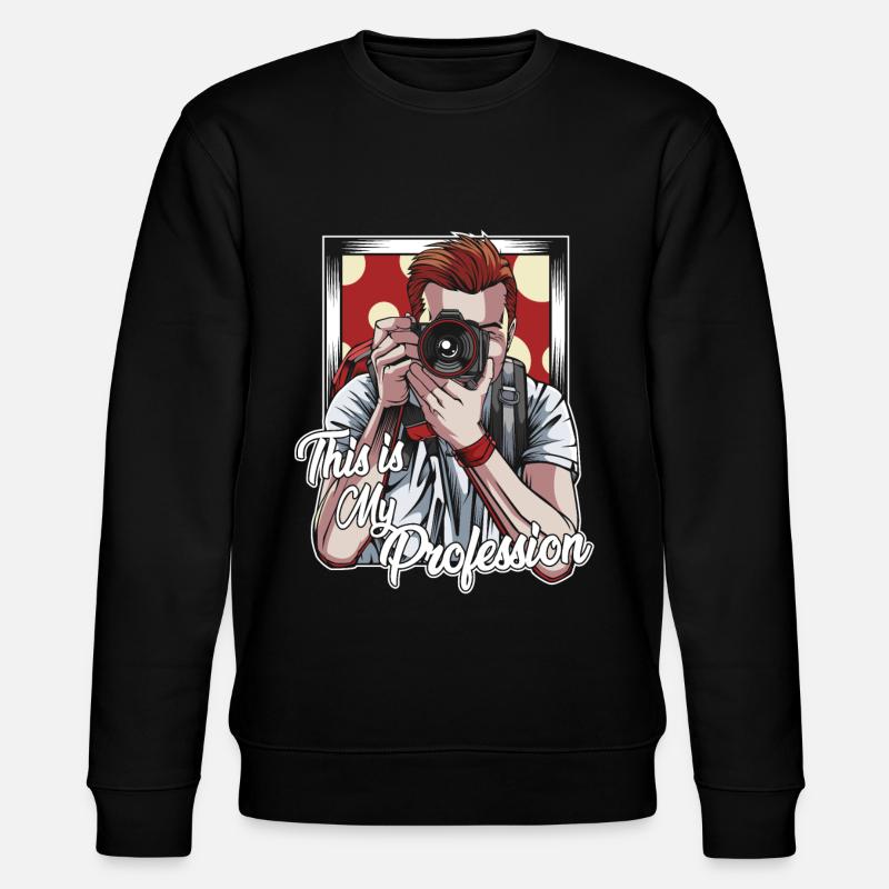 taking photos - Stanley/Stella CHANGER Unisex Organic Sweatshirt - black