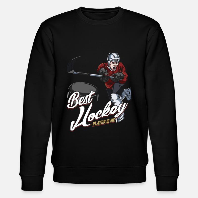 Eishockey - Stanley/Stella Unisex Bio-Sweatshirt CHANGER  - Schwarz