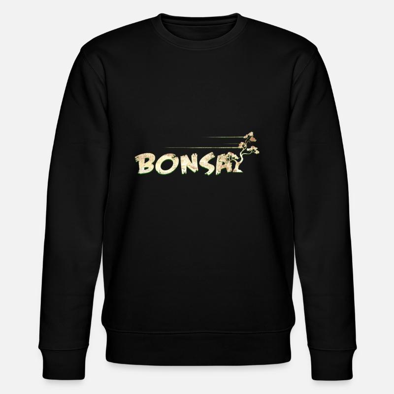 Bonsai - Stanley/Stella Unisex Bio-Sweatshirt CHANGER  - Schwarz