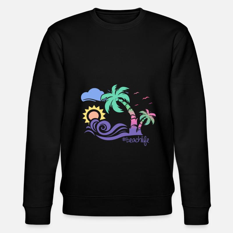 plage - Sweat bio CHANGER Stanley/Stella Unisexe - noir