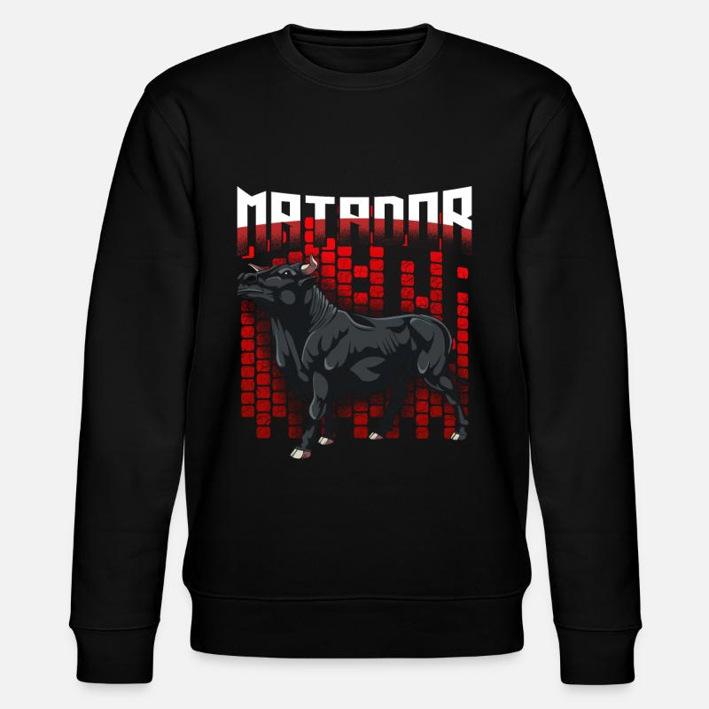 Stier - Stanley/Stella Unisex Bio-Sweatshirt CHANGER  - Schwarz