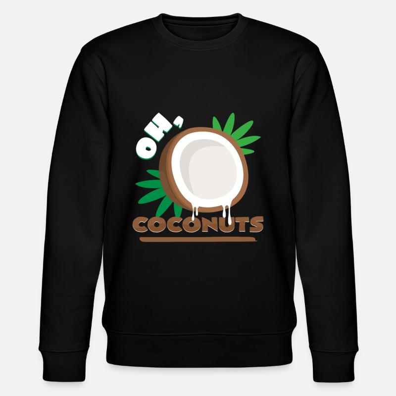 noix de coco - Sweat bio CHANGER Stanley/Stella Unisexe - noir