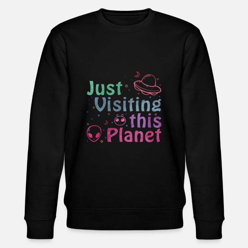 Alien - Stanley/Stella Unisex Bio-Sweatshirt CHANGER  - Schwarz