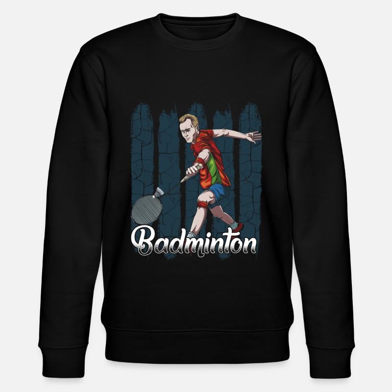 Badminton - Sweat bio CHANGER Stanley/Stella Unisexe - noir