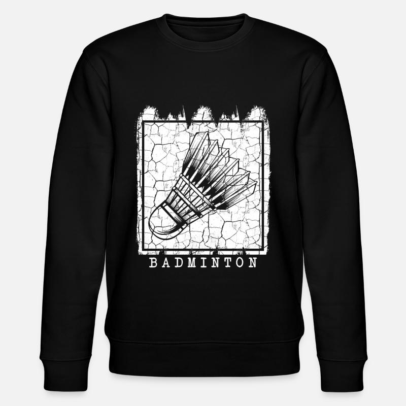 Badminton - Sweat bio CHANGER Stanley/Stella Unisexe - noir