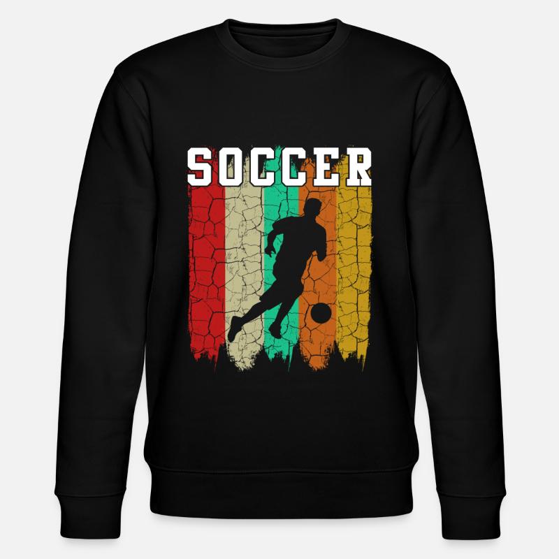 Fußball - Stanley/Stella Unisex Bio-Sweatshirt CHANGER  - Schwarz