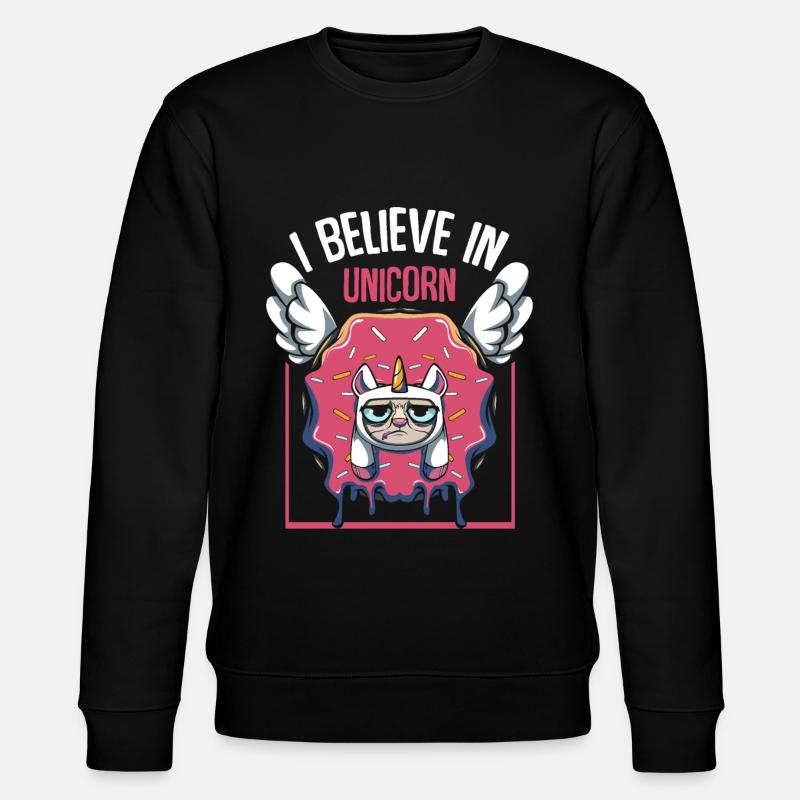 Donut - Stanley/Stella Unisex Bio-Sweatshirt CHANGER  - Schwarz