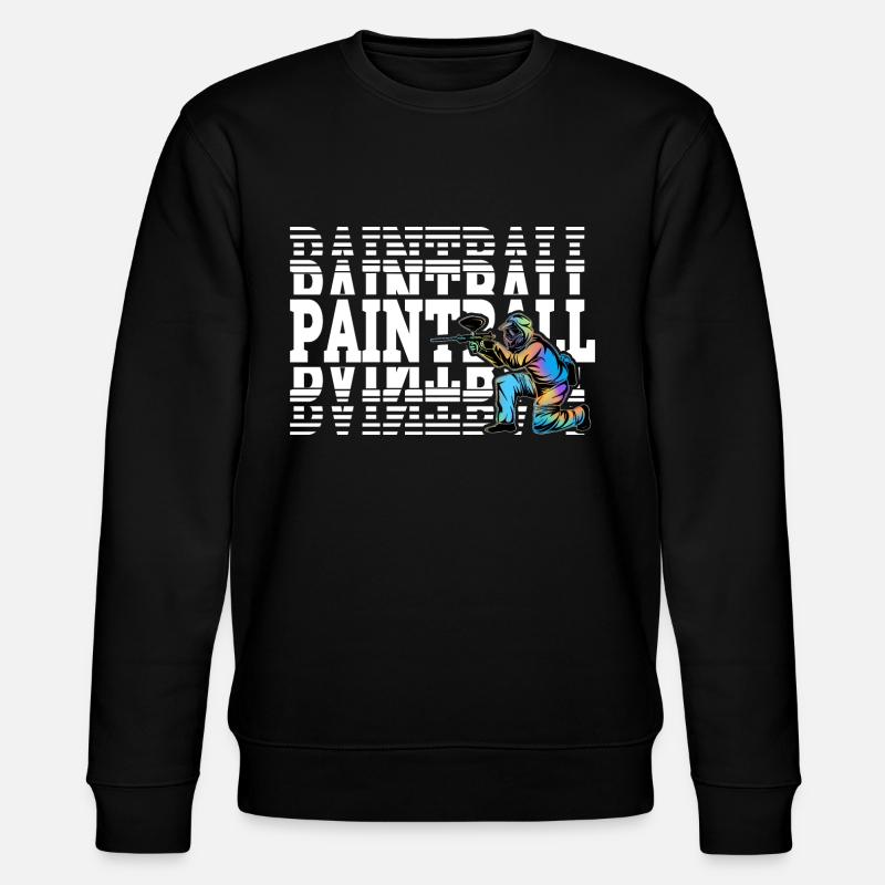 Paintball - Stanley/Stella Unisex Bio-Sweatshirt CHANGER  - Schwarz