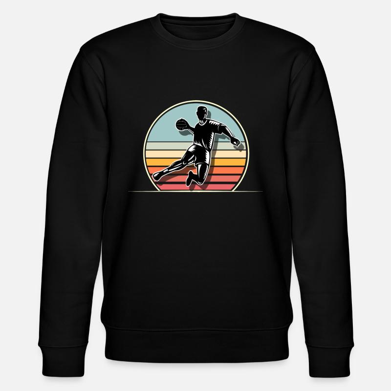 Handball Handball Player - Stanley/Stella CHANGER Unisex Organic Sweatshirt - black
