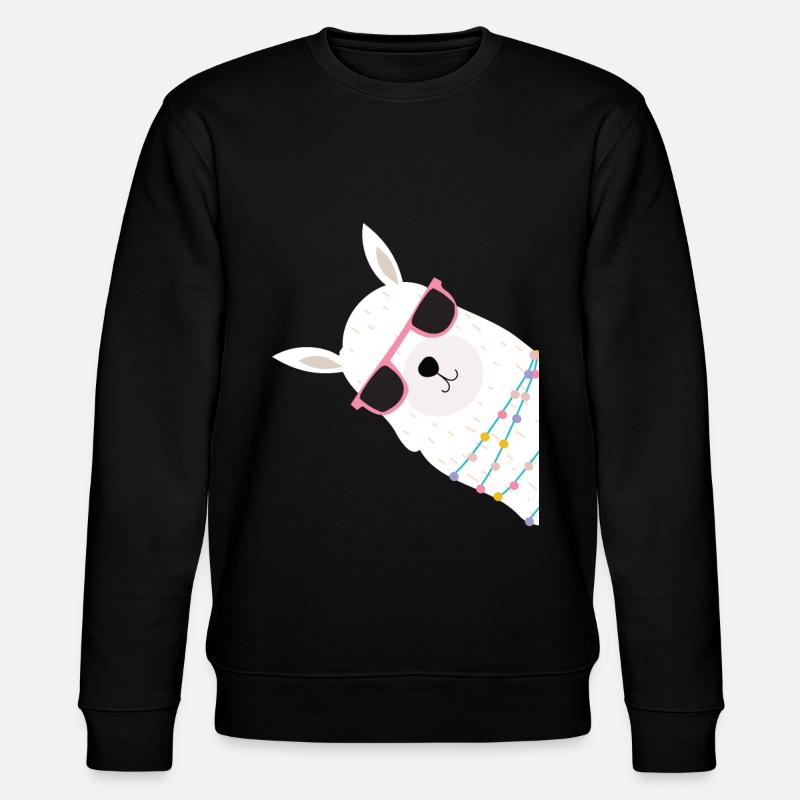Christmas Alpaca - Stanley/Stella Unisex Bio-Sweatshirt CHANGER  - Schwarz