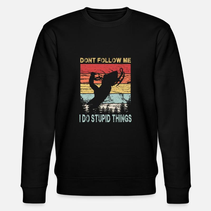 Snowmobiling Snowmobile - Stanley/Stella CHANGER Unisex Organic Sweatshirt - black