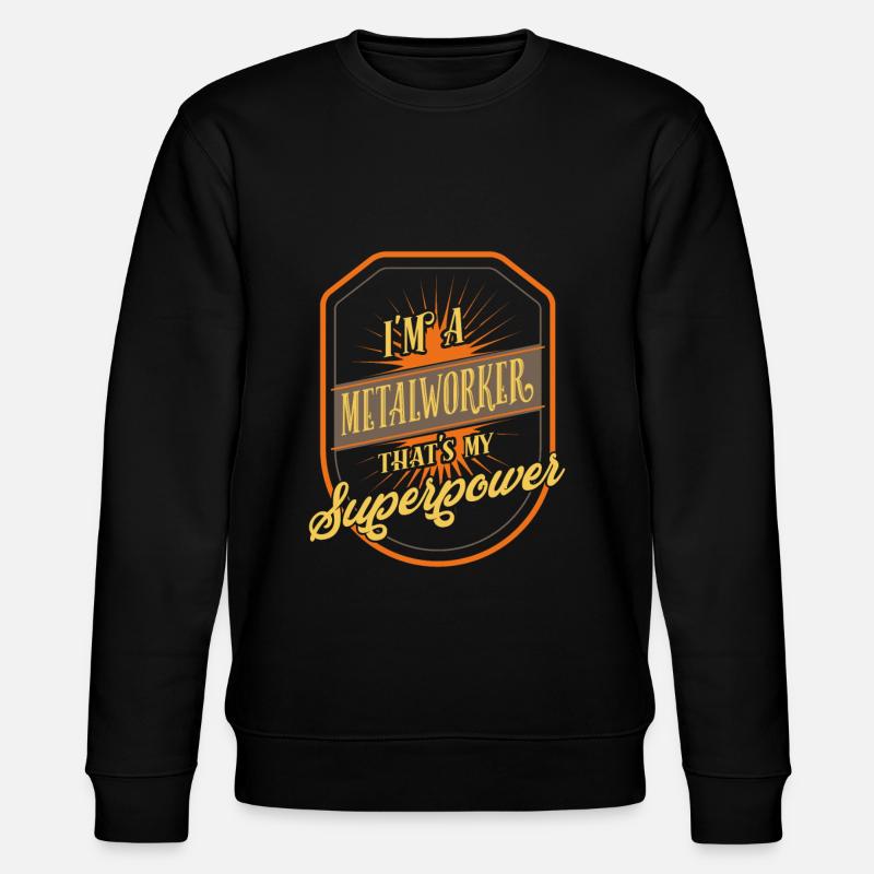 Metallarbeiter Metallverarbeiter - Stanley/Stella Unisex Bio-Sweatshirt CHANGER  - Schwarz