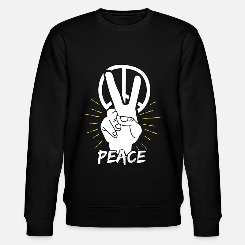 Paix Liberté Cadeau de paix - Sweat bio CHANGER Stanley/Stella Unisexe - noir