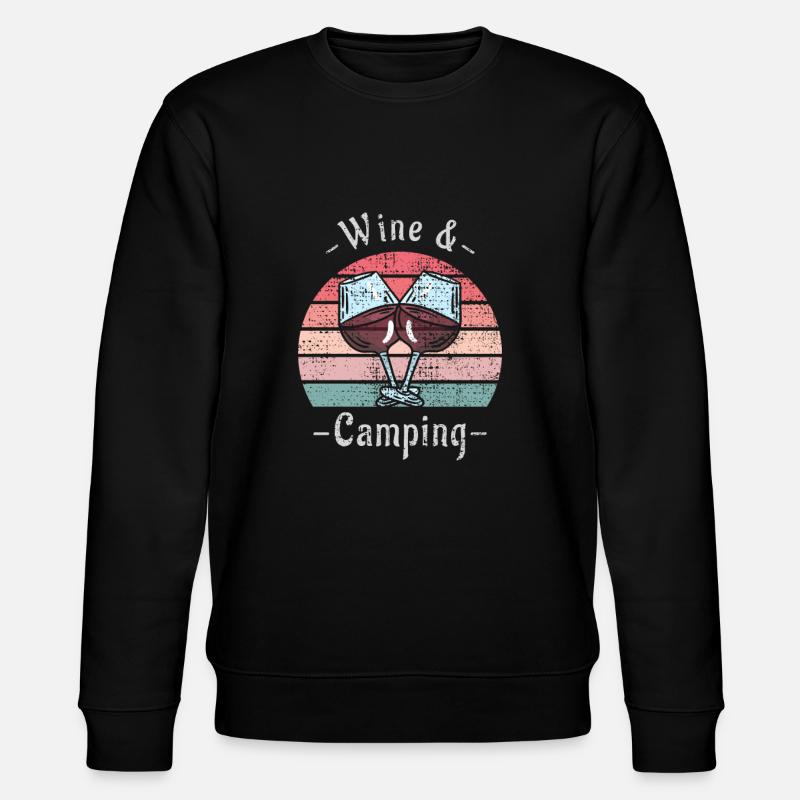 Camping et vin - Sweat bio CHANGER Stanley/Stella Unisexe - noir