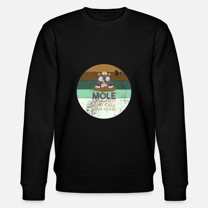 Chemistry Mole Problems - Stanley/Stella CHANGER Unisex Organic Sweatshirt - black