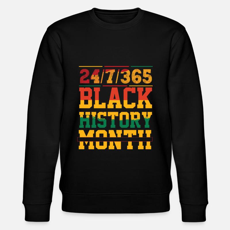 Histoire des Noirs - Sweat bio CHANGER Stanley/Stella Unisexe - noir